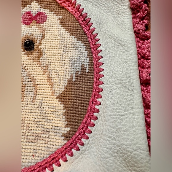 Vintage Isabella Fiore Dog Purse-Leather - Picture 7 of 13